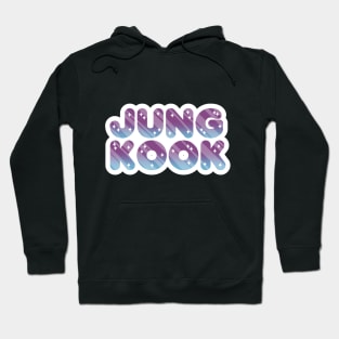 BTS Jeon Jungkook name sparkling typography Morcaworks Hoodie